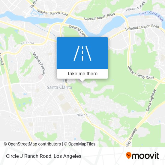 Mapa de Circle J Ranch Road