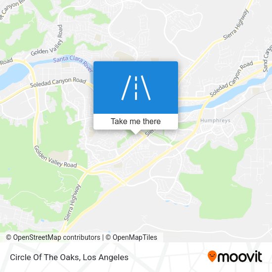 Circle Of The Oaks map