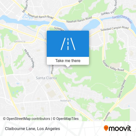 Mapa de Claibourne Lane