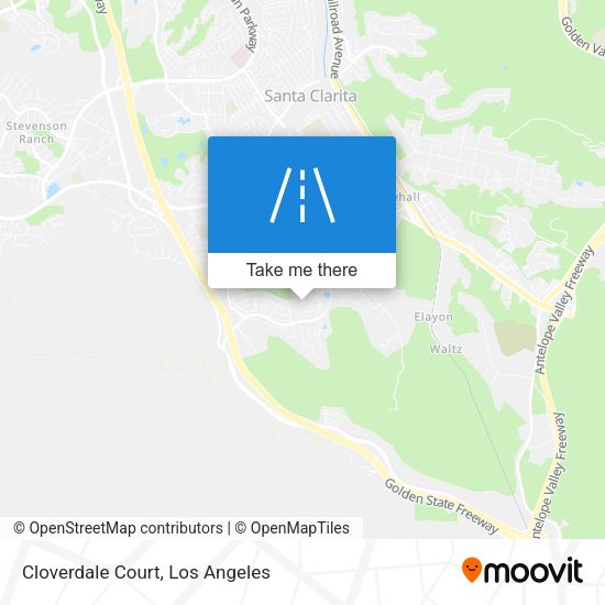 Cloverdale Court map