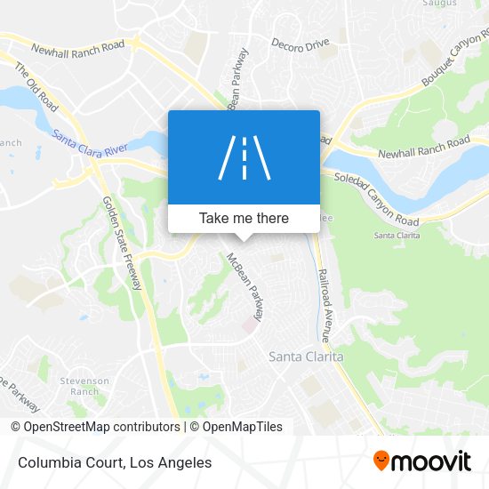 Mapa de Columbia Court