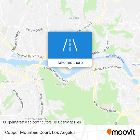 Mapa de Copper Mountain Court