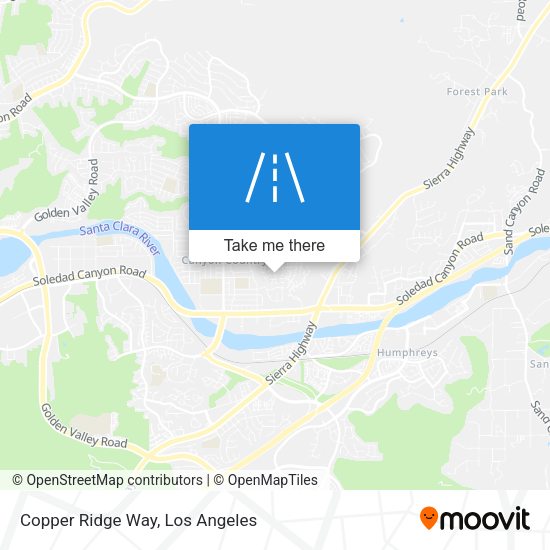 Mapa de Copper Ridge Way