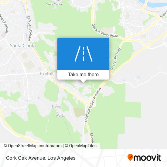 Mapa de Cork Oak Avenue