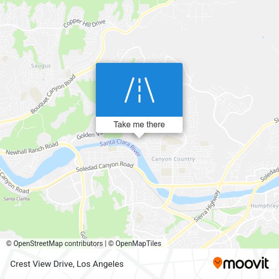 Mapa de Crest View Drive