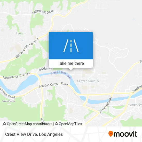 Crest View Drive map