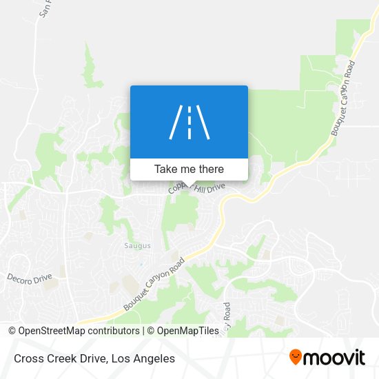 Mapa de Cross Creek Drive