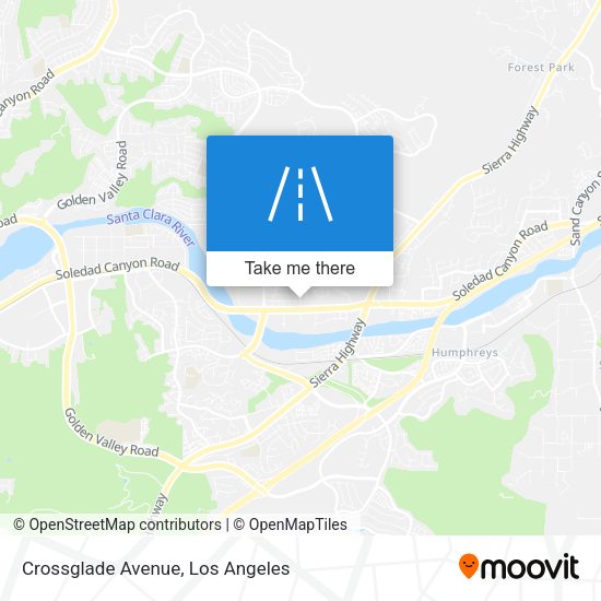 Mapa de Crossglade Avenue