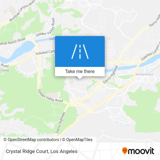 Crystal Ridge Court map