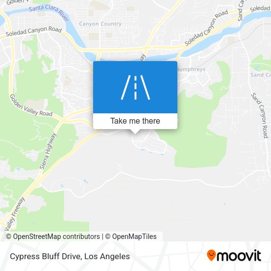 Cypress Bluff Drive map