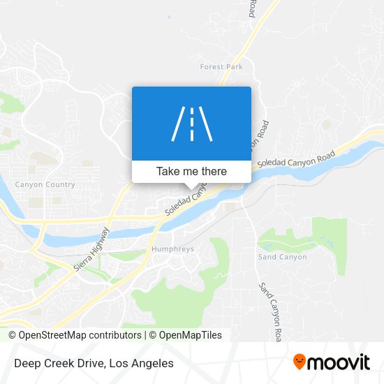 Deep Creek Drive map