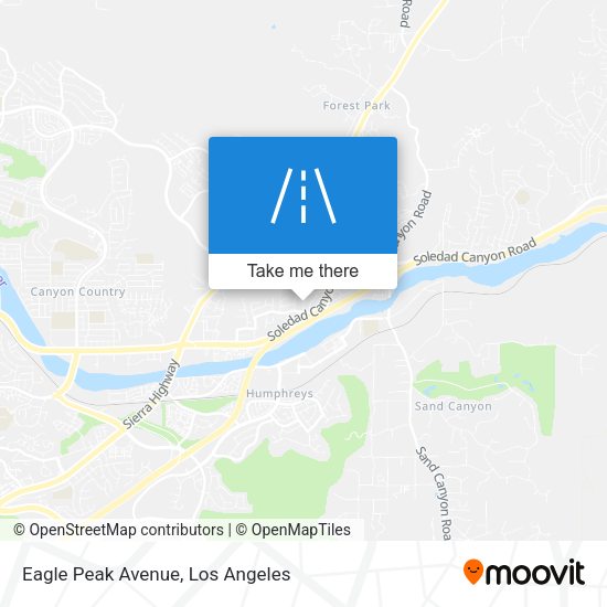 Eagle Peak Avenue map