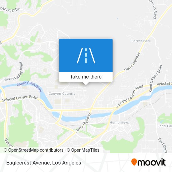 Eaglecrest Avenue map