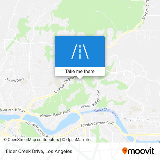 Mapa de Elder Creek Drive
