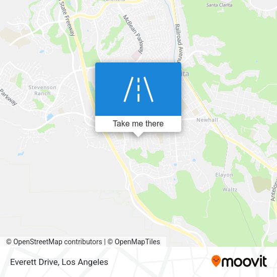 Mapa de Everett Drive