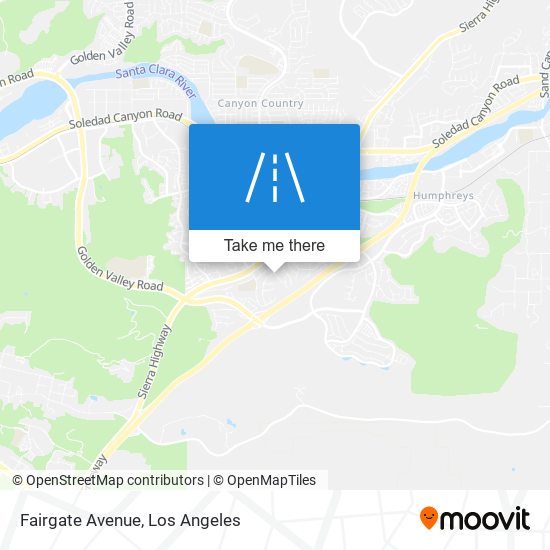 Fairgate Avenue map