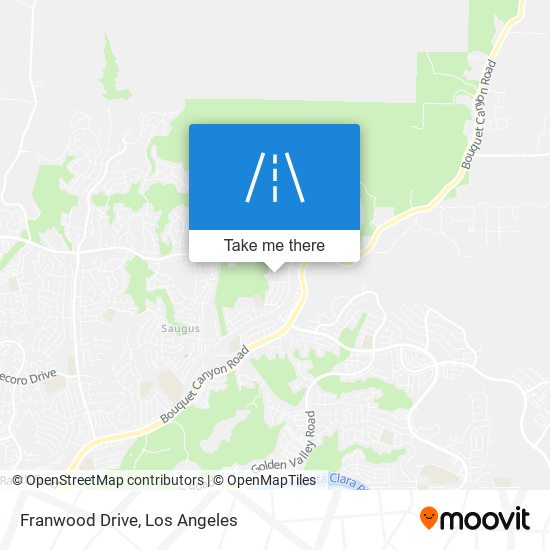 Franwood Drive map