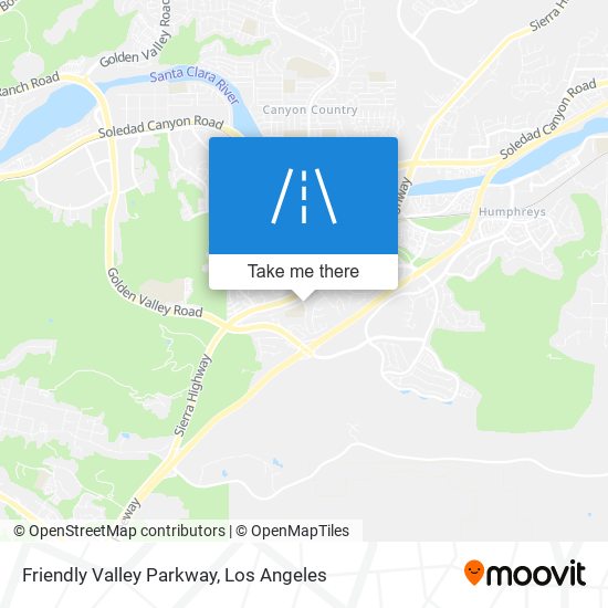 Mapa de Friendly Valley Parkway