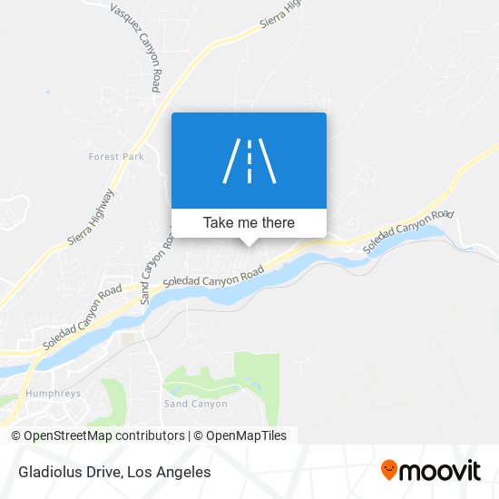 Gladiolus Drive map