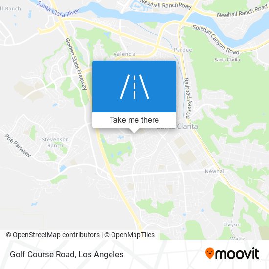 Mapa de Golf Course Road
