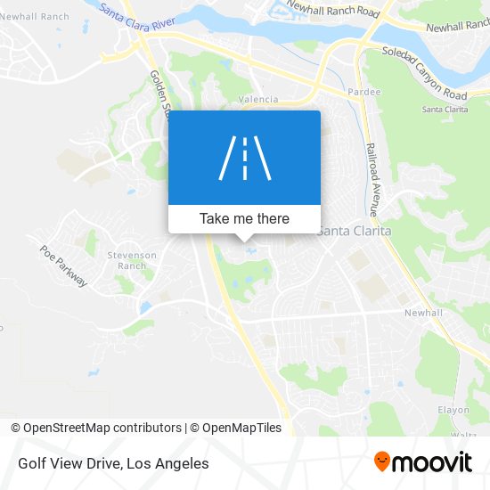 Golf View Drive map