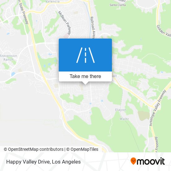 Happy Valley Drive map