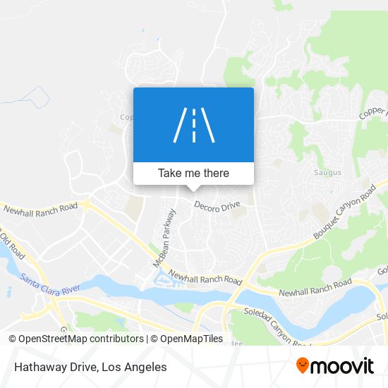 Hathaway Drive map