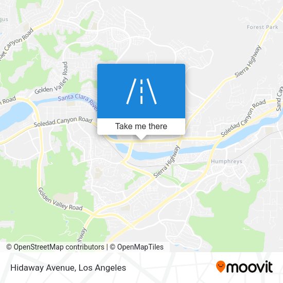 Mapa de Hidaway Avenue