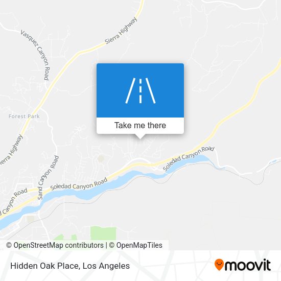 Hidden Oak Place map