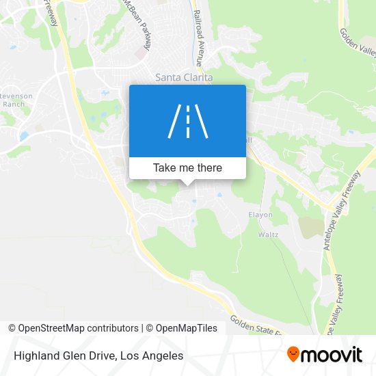 Mapa de Highland Glen Drive