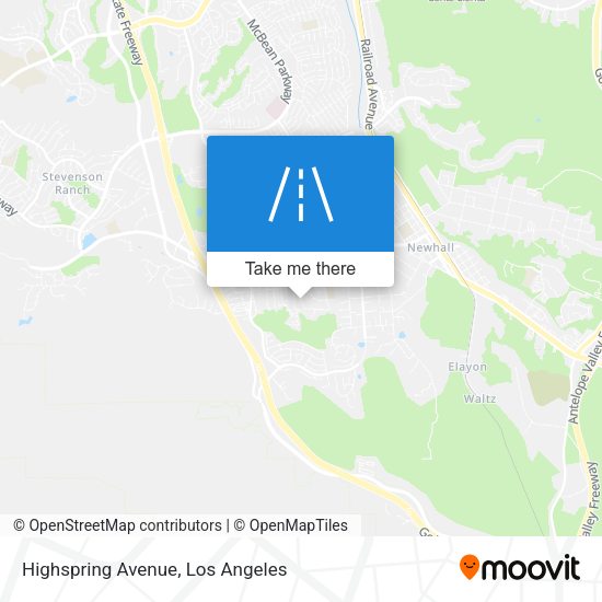 Mapa de Highspring Avenue