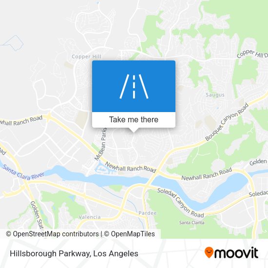 Mapa de Hillsborough Parkway