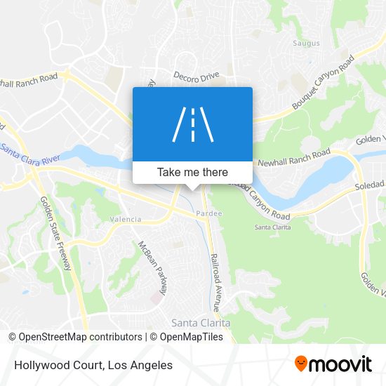 Hollywood Court map