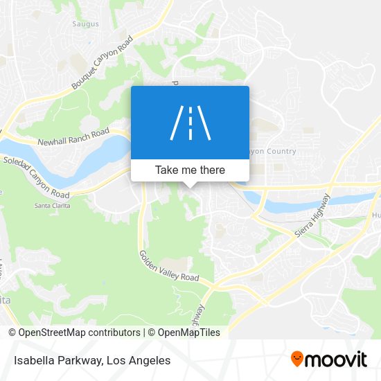 Isabella Parkway map