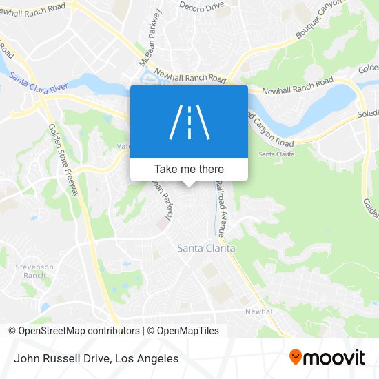 John Russell Drive map