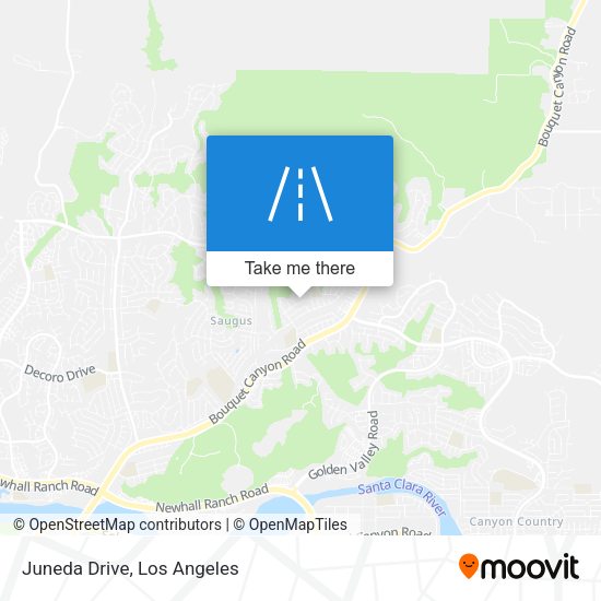 Mapa de Juneda Drive