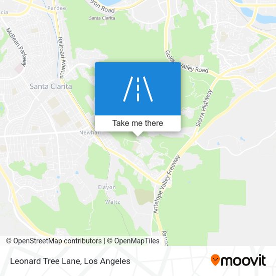 Leonard Tree Lane map