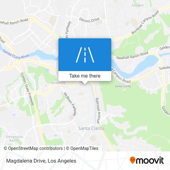 Magdalena Drive map