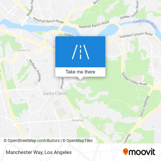 Manchester Way map