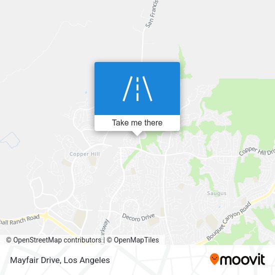 Mapa de Mayfair Drive