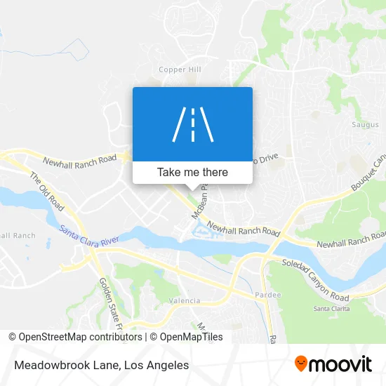 Meadowbrook Lane map