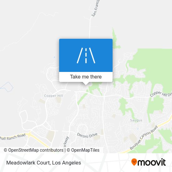 Meadowlark Court map