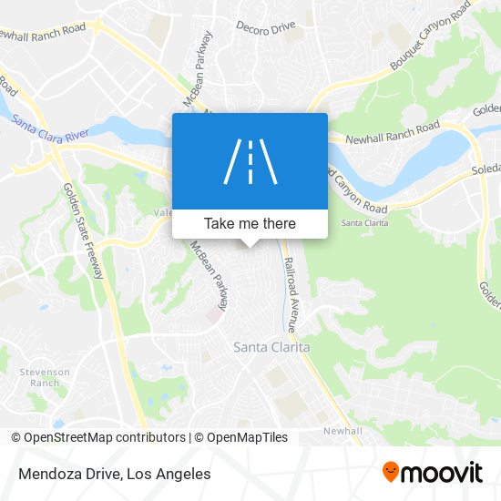 Mendoza Drive map