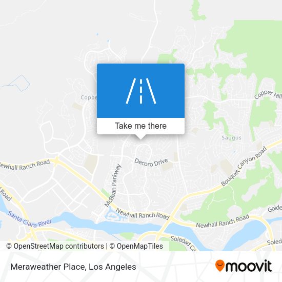 Mapa de Meraweather Place