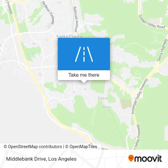 Middlebank Drive map