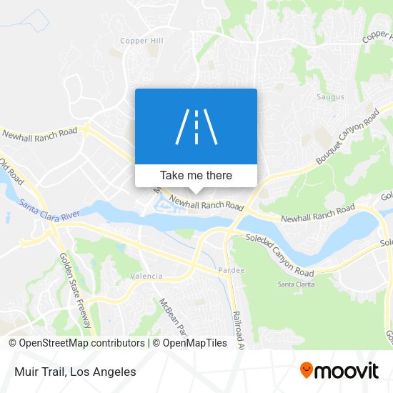 Mapa de Muir Trail