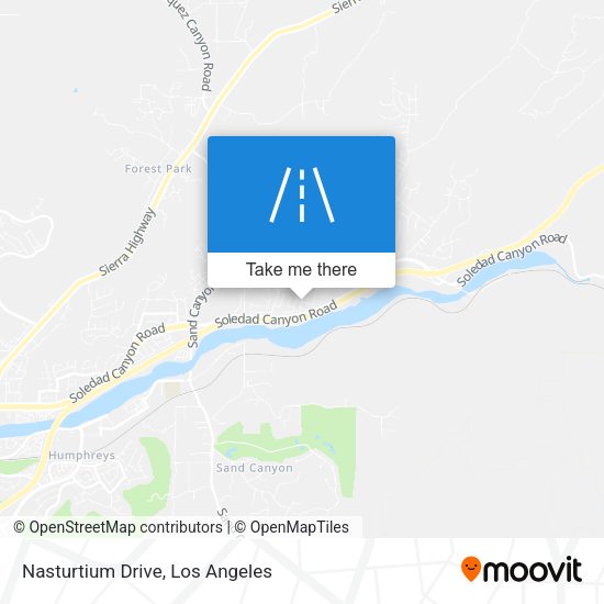 Nasturtium Drive map