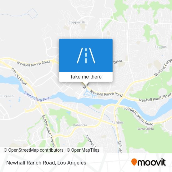 Newhall Ranch Road map