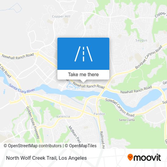 North Wolf Creek Trail map
