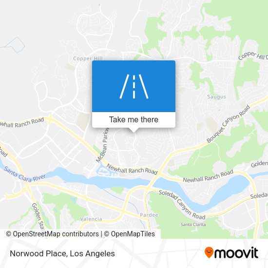 Mapa de Norwood Place